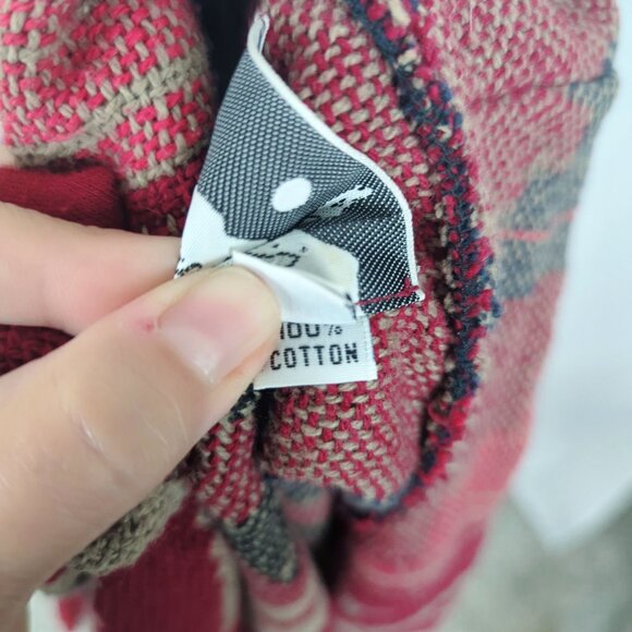 Vintage Silverado Native Vest Medium Red Knit - Picture 8 of 8